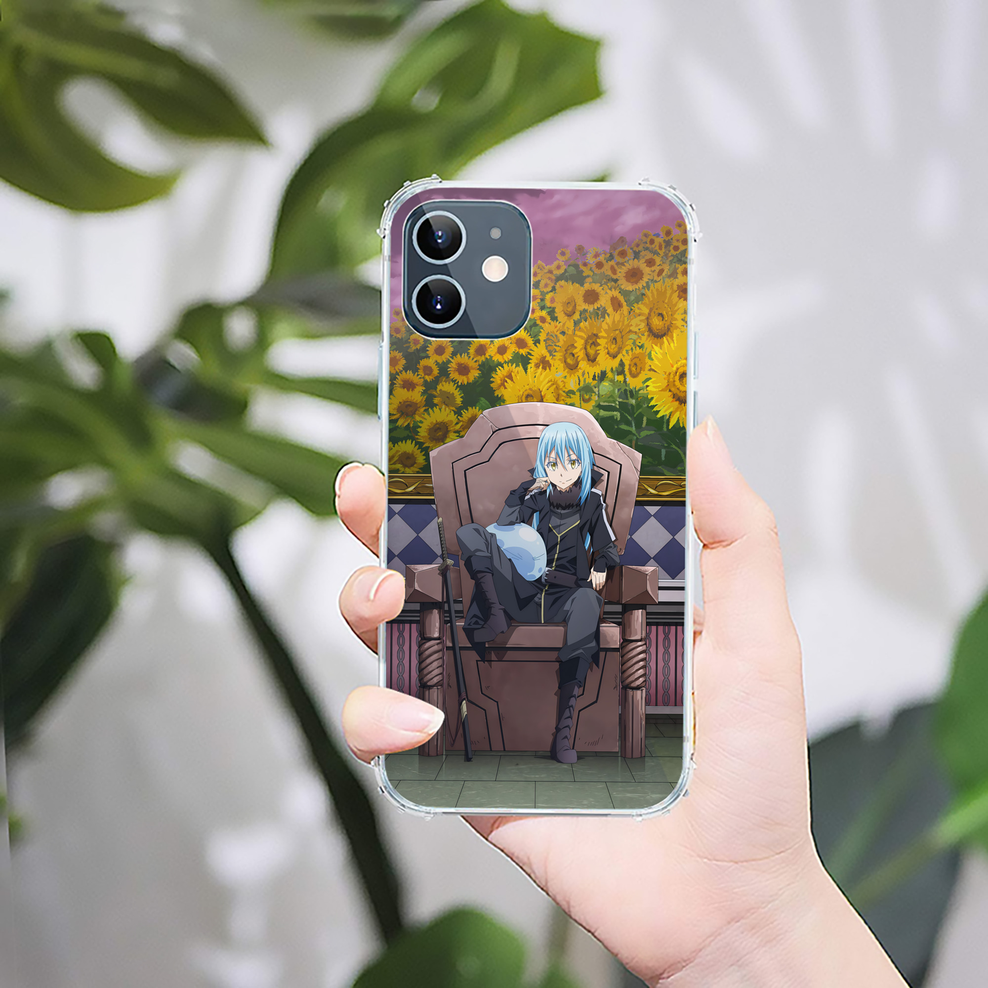 （画像用） 転スラ Regarding Reincarnated to Slime 【iPhone 12シリーズ対応】透明スマホケース（クリアソフトケース）